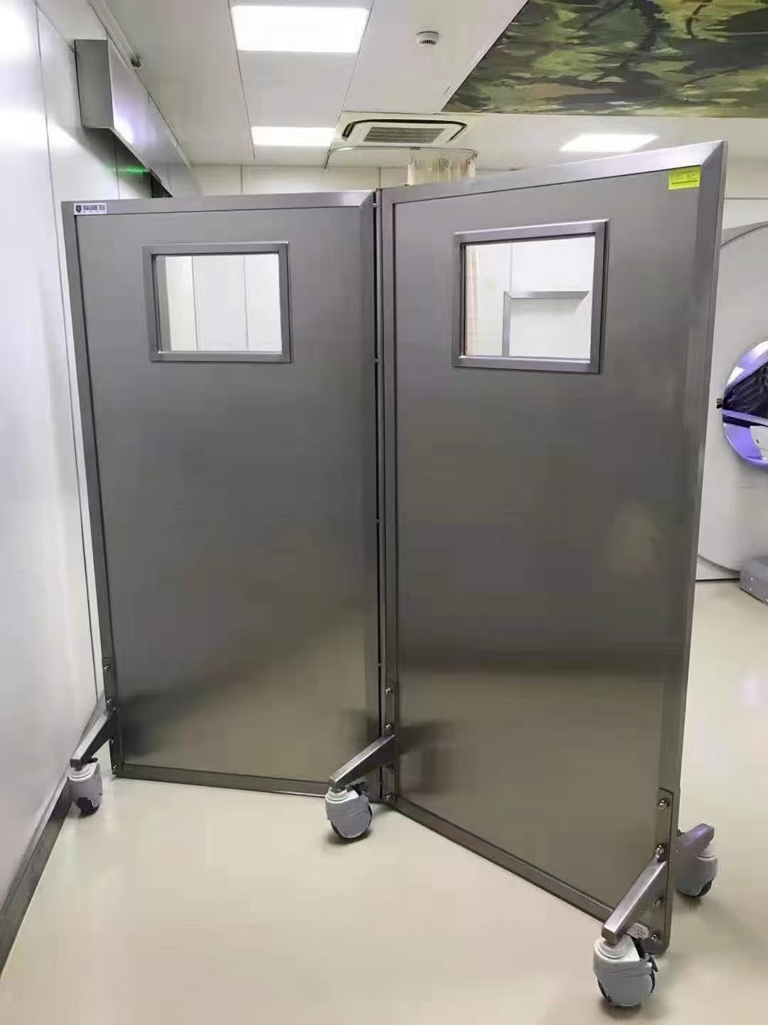 保定双联铅屏风带观察窗